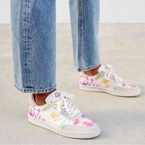 Loeffler Randall “Keeley” Low top Leather Print Sneakers 9.5